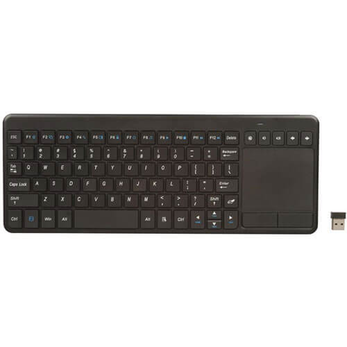 2,4Ghz trådløst tastatur med pekeplate
