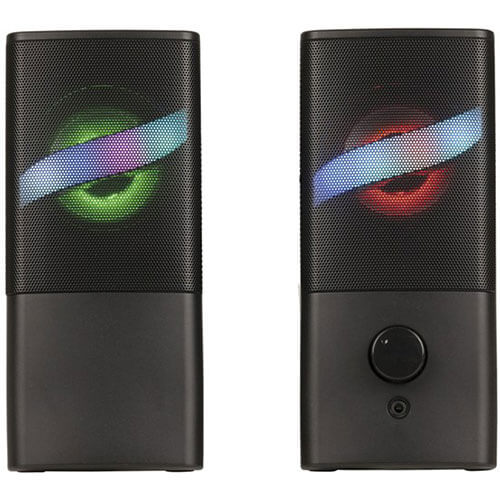 2-Kanal-PC-Lautsprecher mit USB-Stromversorgung und RGB-Beleuchtung