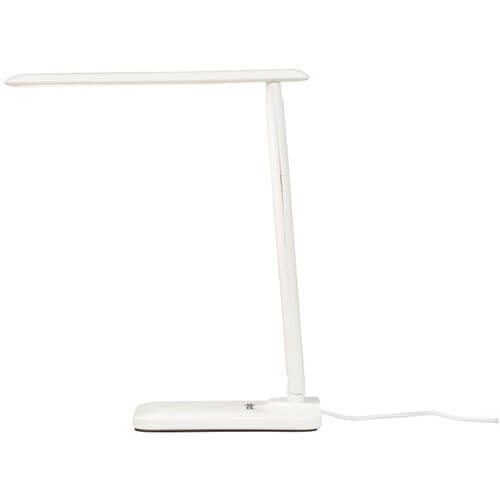 lámpara de escritorio de 28 LED con cargador inalámbrico Qi