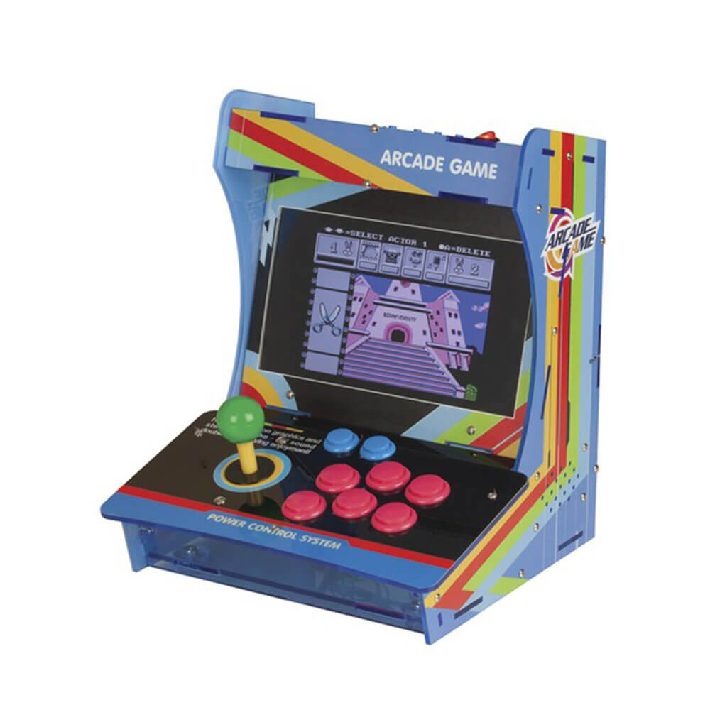 consola de juegos arcade retro raspberry pi con pantalla de 10"