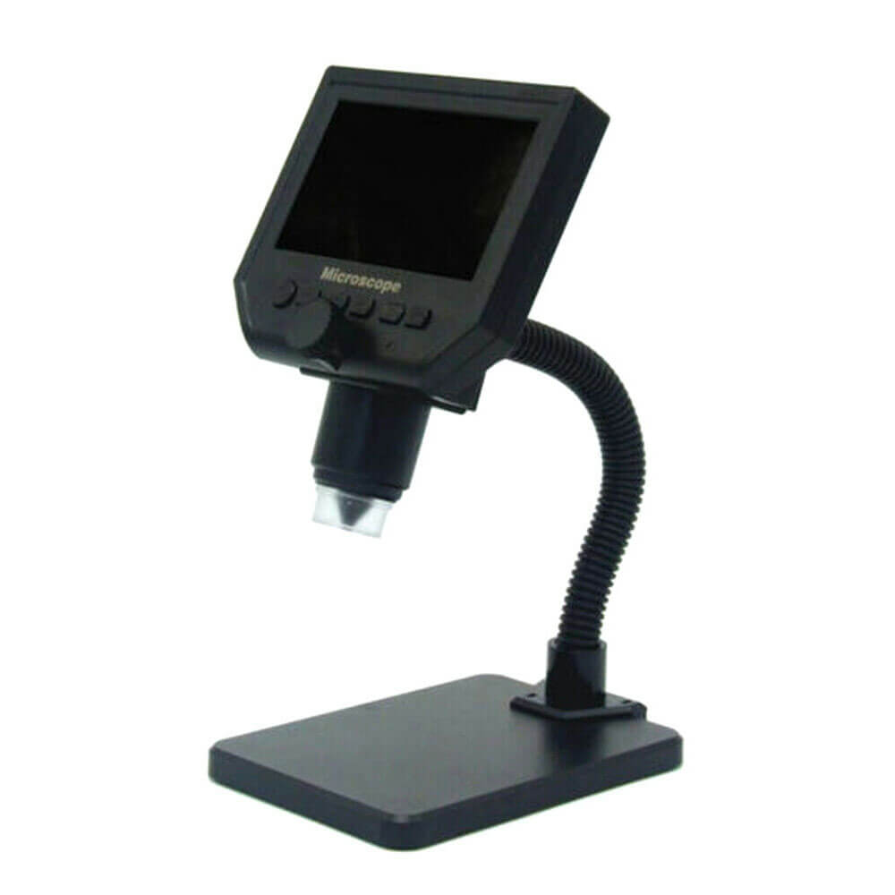 microscopio digitale 1080p con zoom 600x e LCD da 4,3 pollici