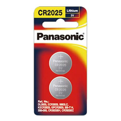 2 pakke Panasonic Lithium Button Battery 3V