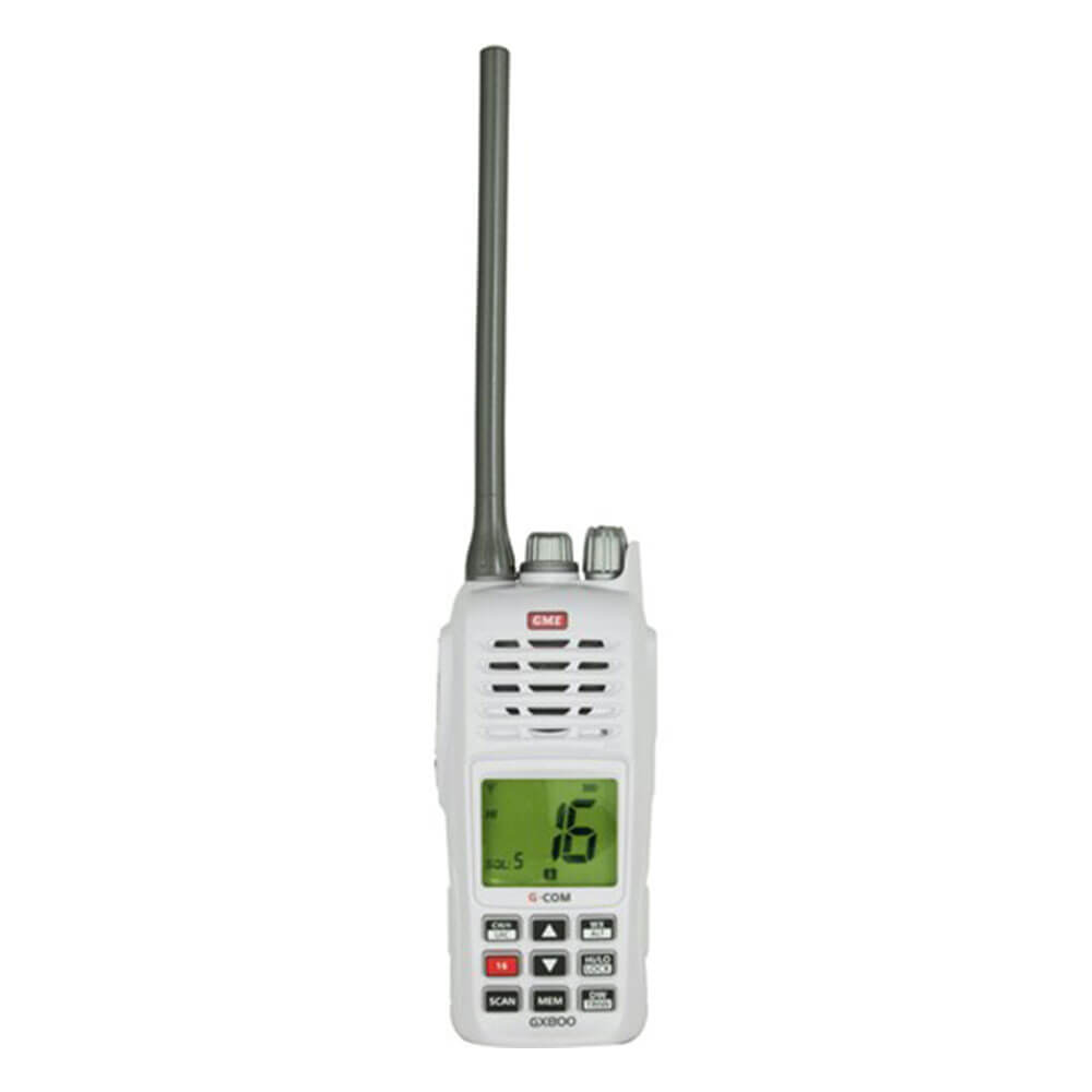 GME Handheld VHF Marine Transceiver Radio Flash/Float GX800W