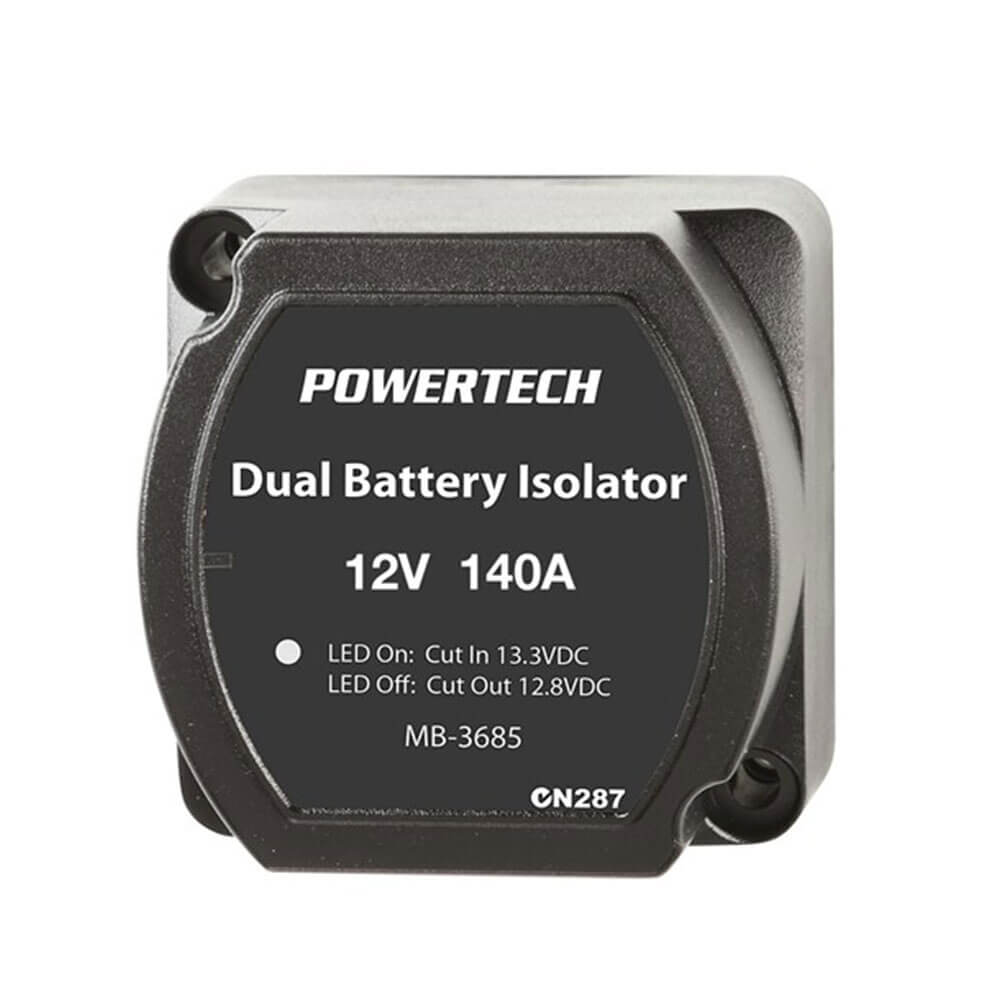 12v 140a dobbelt batteri isolator (vsr)