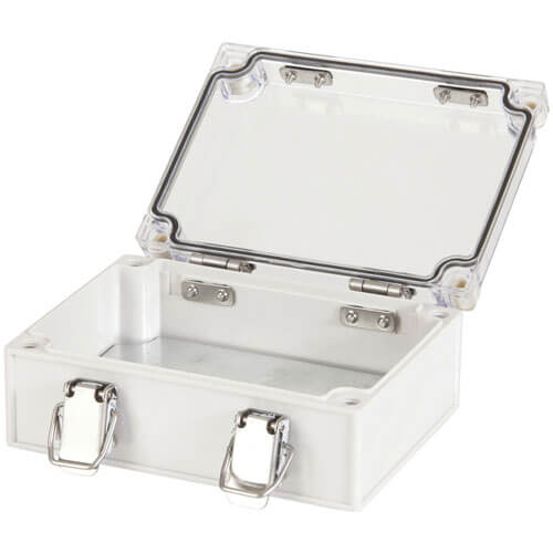 Plastc Box Enclosure with Clear Cover (175x125x75mm)