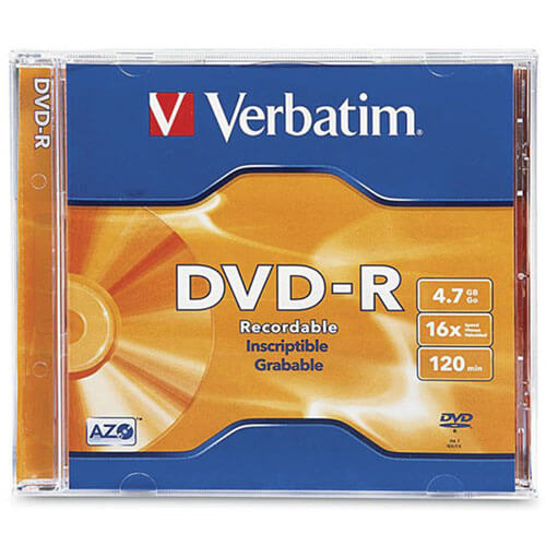 Disco Verbatim DataLifePlus Azo con estuche (4,7 GB)