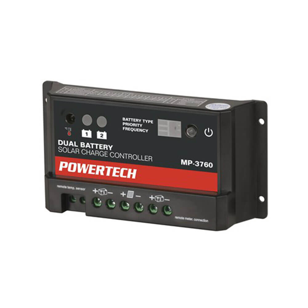 Powertech Dual Battery Solar Charge Controller (12V or 24V)
