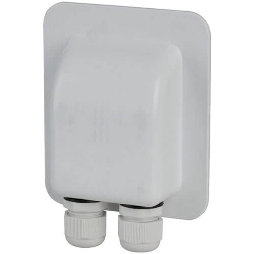 Plastic Solar Cable Entry Point Mount (White)