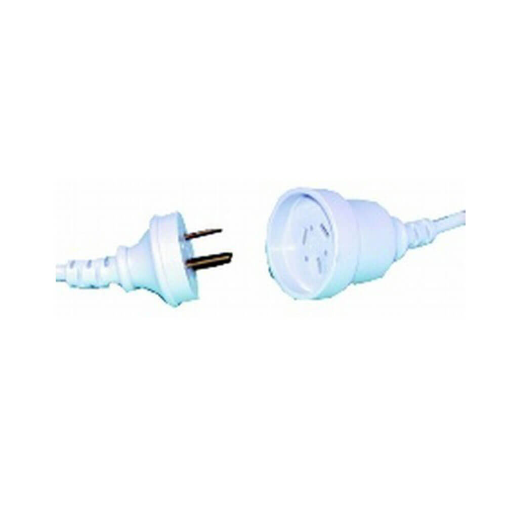 Mains Extension Cable with Flange 240V 10A (10m)