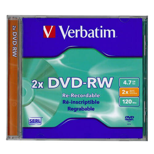 Verbatim DatalifePlus SERL ディスク ケース付き 4.7GB