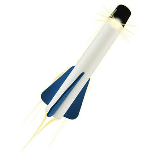 Reserve LED raketter for luftdrevet rakettkaster 3pk