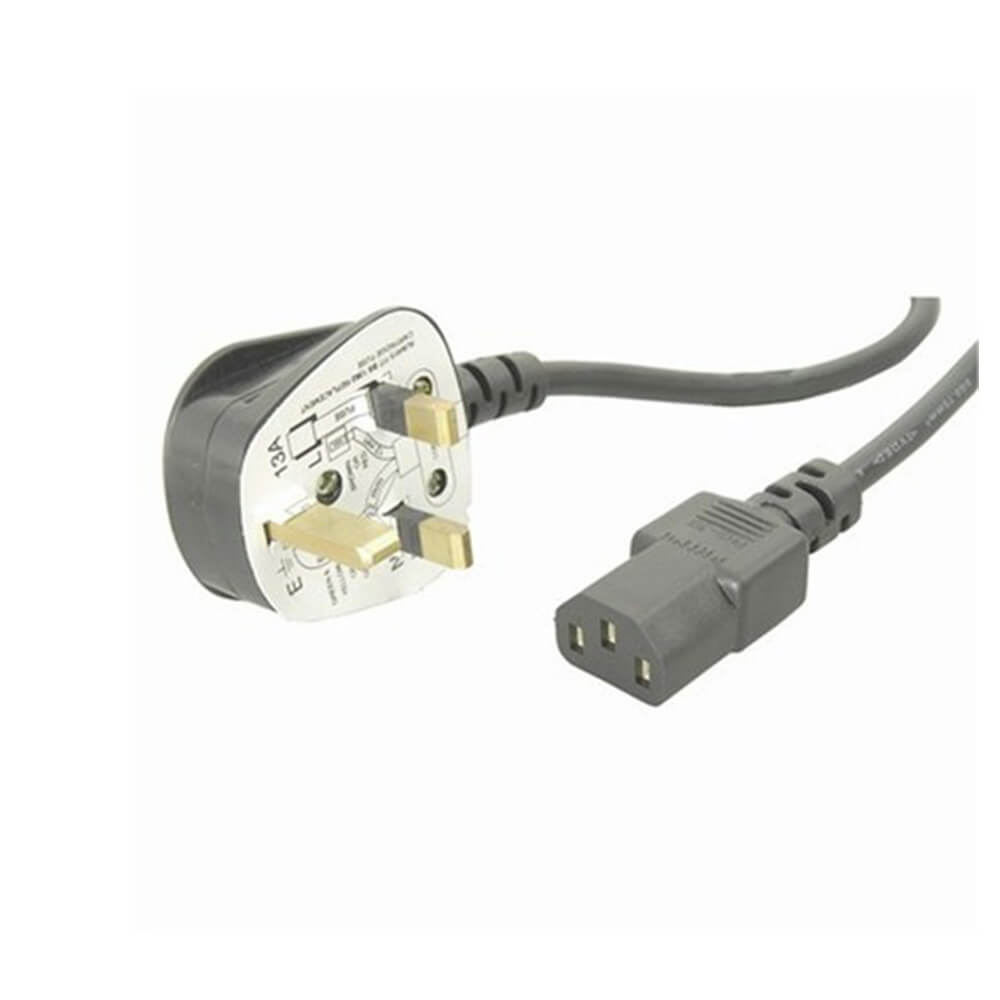 3 Pin Plug to IEC C13 Female 1.8m
