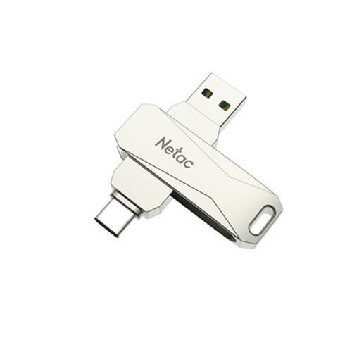 Netac USB A & C Dual 3.0 Flash Drive (32GB)