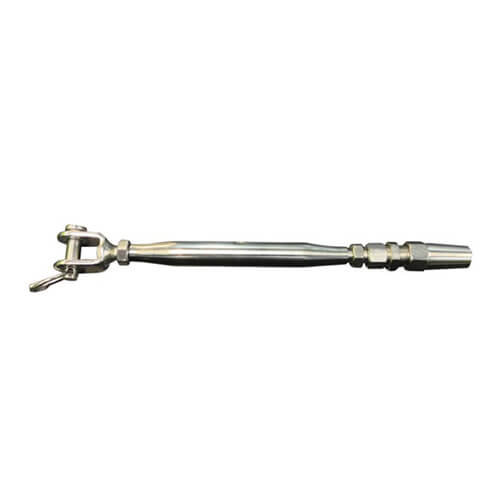 Stainless Steel Fork to Wire Grip Enclosed Turnbuckle