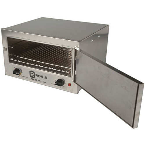 Rovin Adjustable Temp Portable Stainless Steel Oven (12VDC)