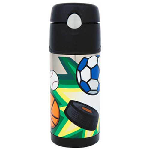 Funtainers multideportes infantiles Thermos de acero inoxidable