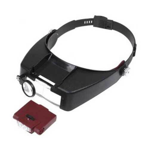 Tiltable LED Headband Magnifier