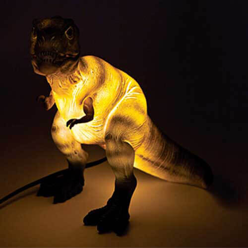 Lampe de table de chambre à coucher dinosaure T-rex
