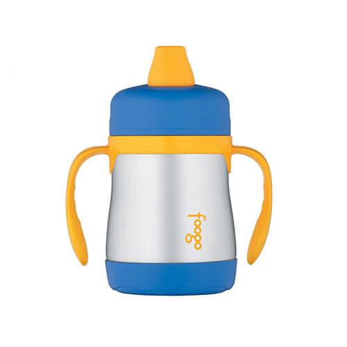200mL Foogo S/Steel Vac Insul Soft Spout Sippy Cup