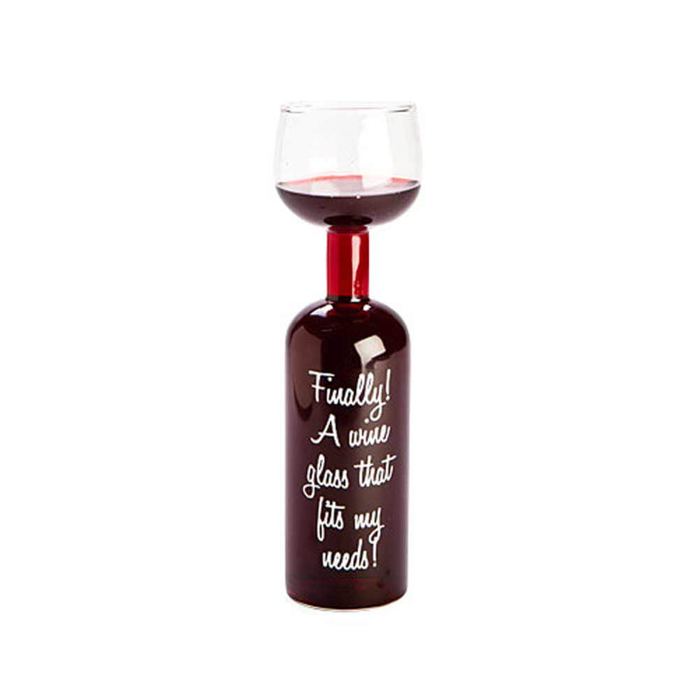Vinflaskans glas