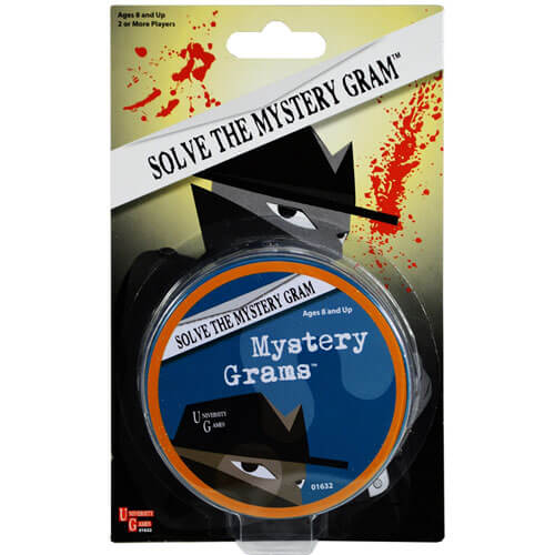 Mystery Grams Tin Word Puzzle Travel Games