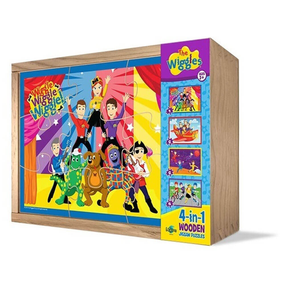 Die Wiggles 4-in-1-Holzpuzzles