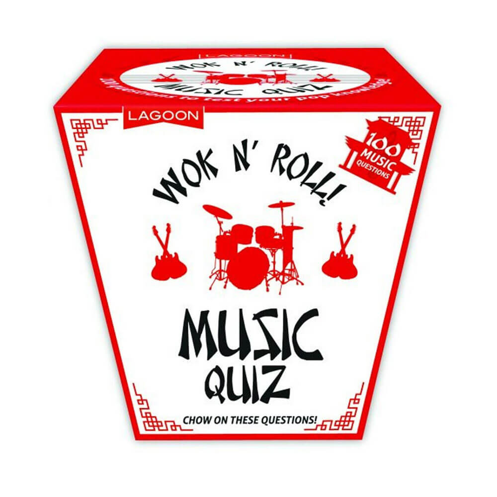 Wok'n'Roll-Musik-Quiz-Kartenspiel