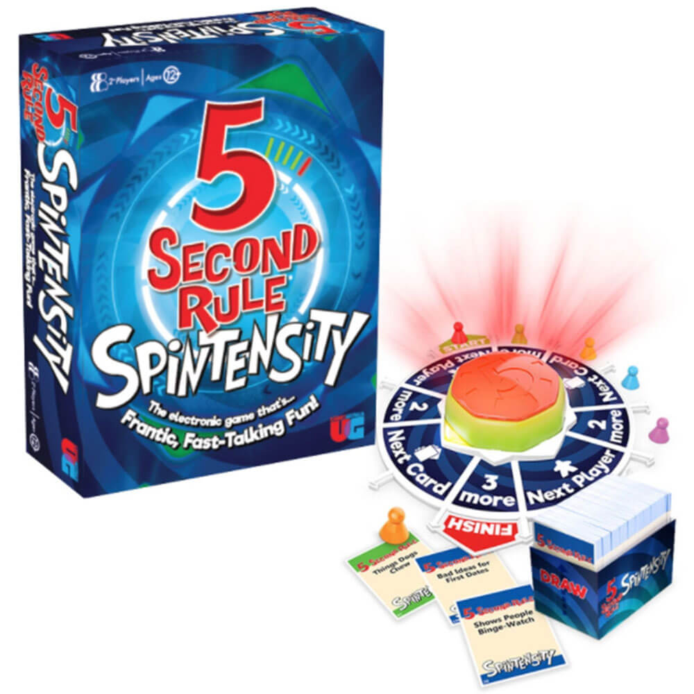 5 Second Rule Spintensity Card Game