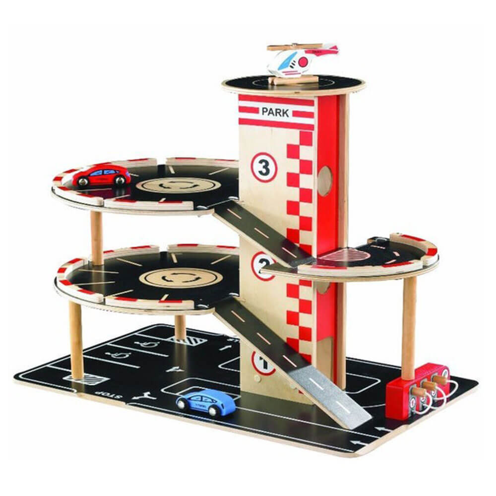 Hape Park and Go Garage Wooden Toy Playset