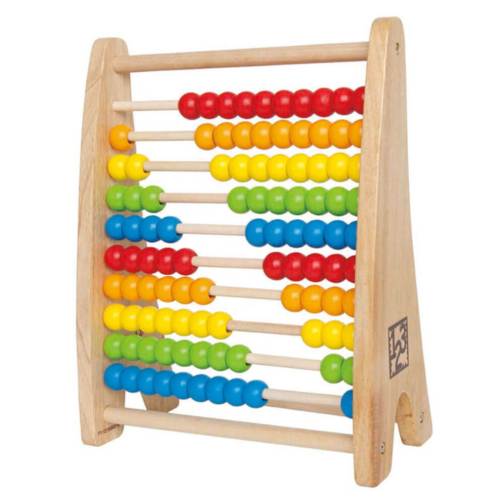 Hape Rainbow Bead Abacus Wooden Puzzle
