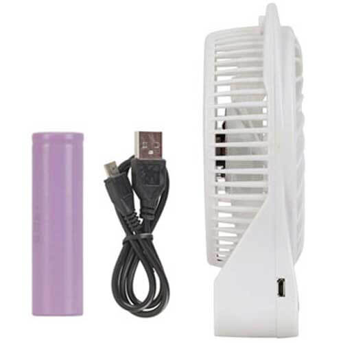 Mini USB Rechargeable Fan w/LED Light