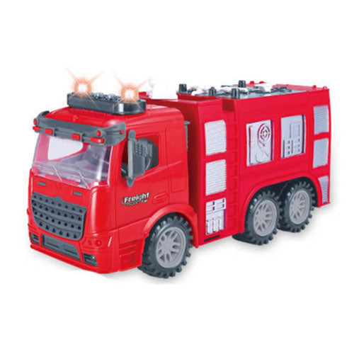 Friction Powered Fire Engine Truck with Lights & Sound