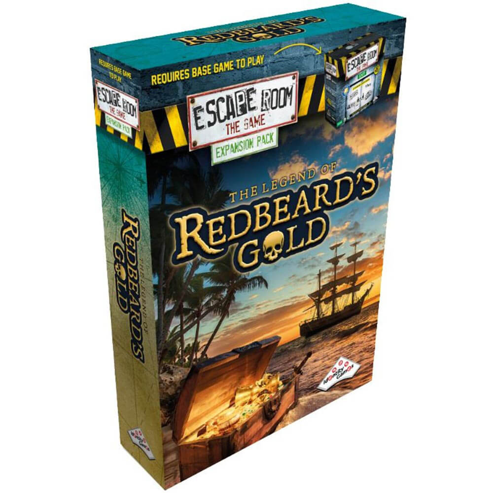 Escape Room the Game the legend of Redbeards Gold Board Game