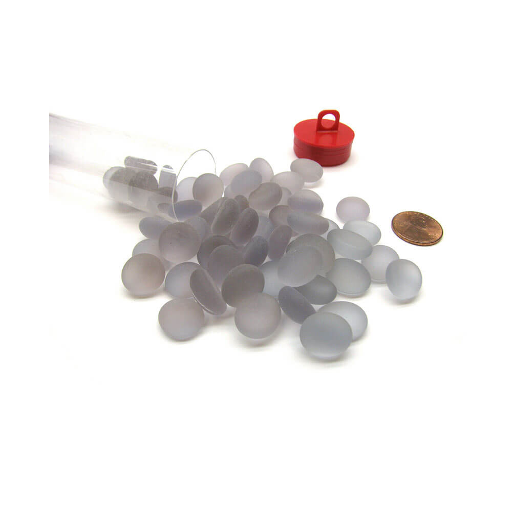Gaming Stones Crystal Lilac Frosted Glass Stones 4" Tube