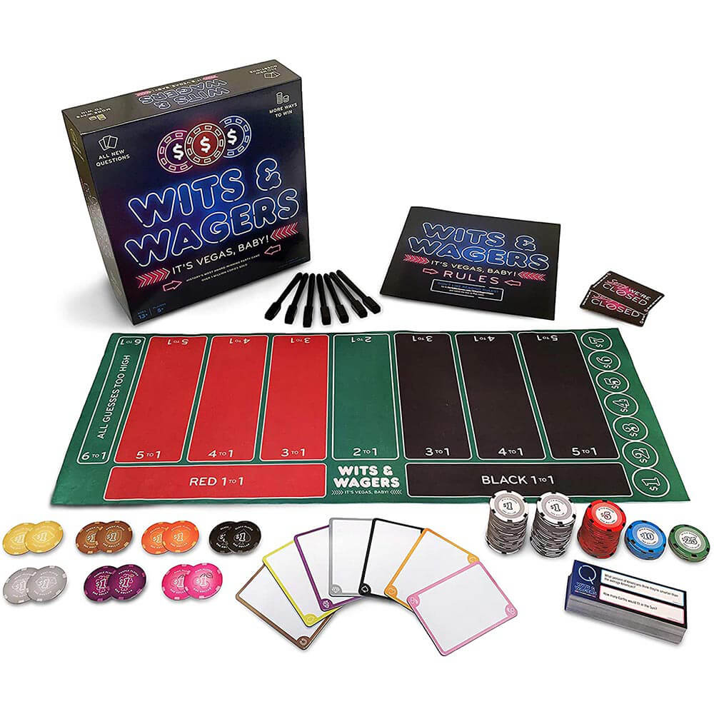 Wits & Wagers It's Vegas Baby Board Game