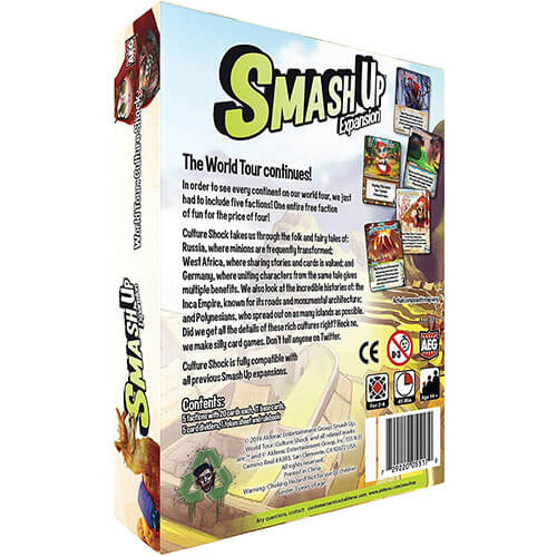 Smash Up World Tour Culture Shock Expansion Game