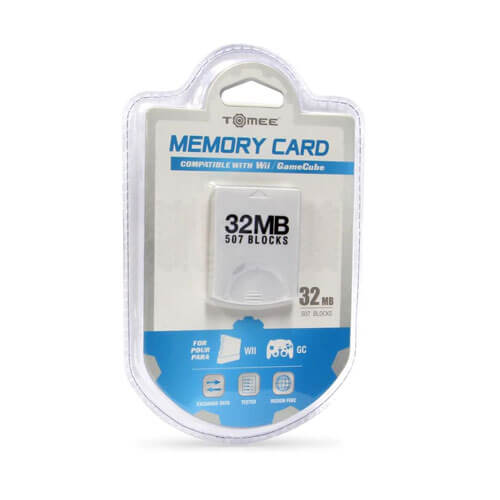NGC GameCube Tomee 32MB Memory Card 507 Blocks