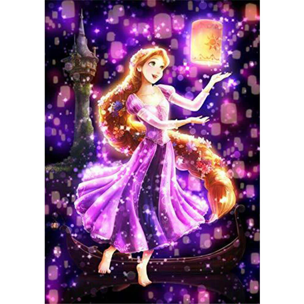 Rapunzel Bright Dream in the Night Sky Puzzle (266 pieces)