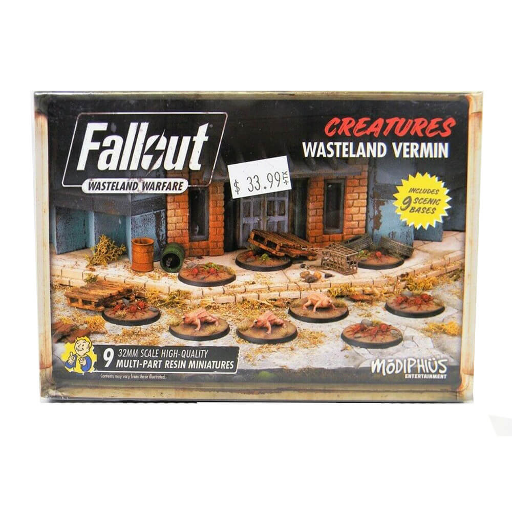 Fallout Wasteland Warfare Wasland Vermin Miniatures