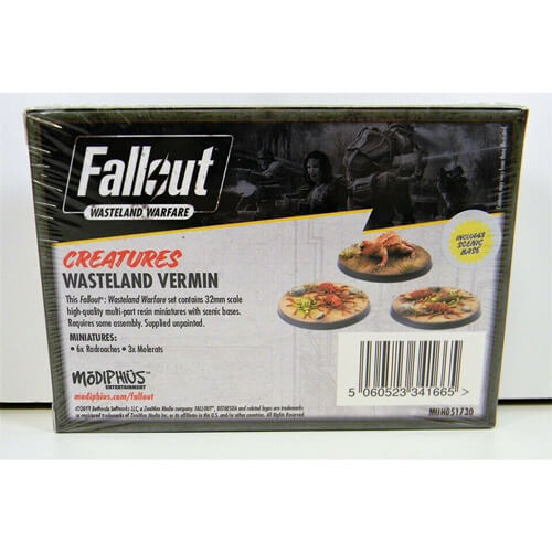 Fallout Wasteland Warfare Wasland Vermin Miniatures