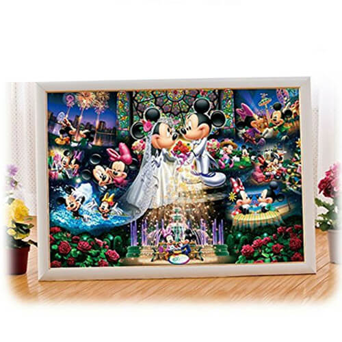 Tenyo Disney mickey & minnie forever bröllopspussel (1 000)