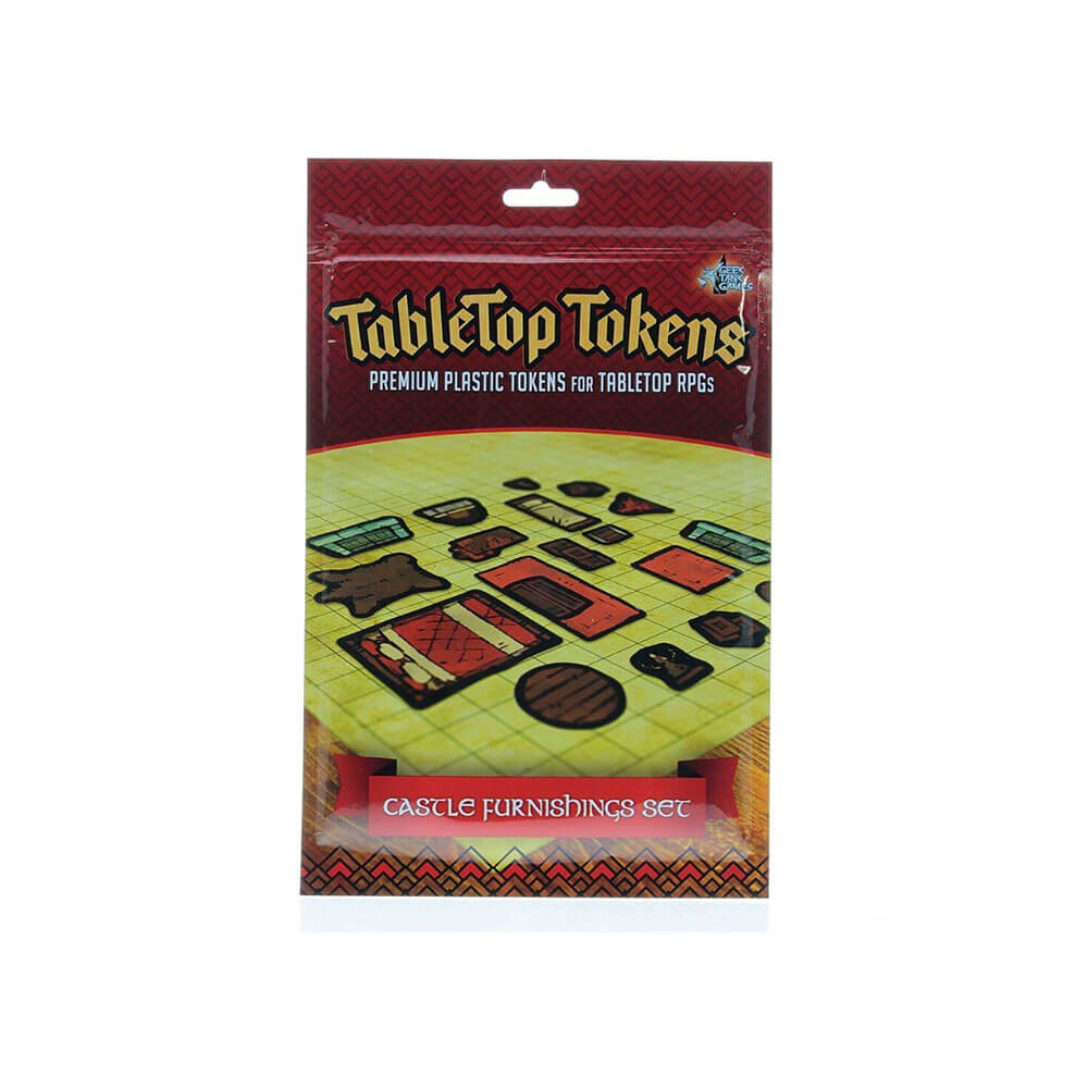 Tabletop Tokens Castle Furniture Set Game Accessory