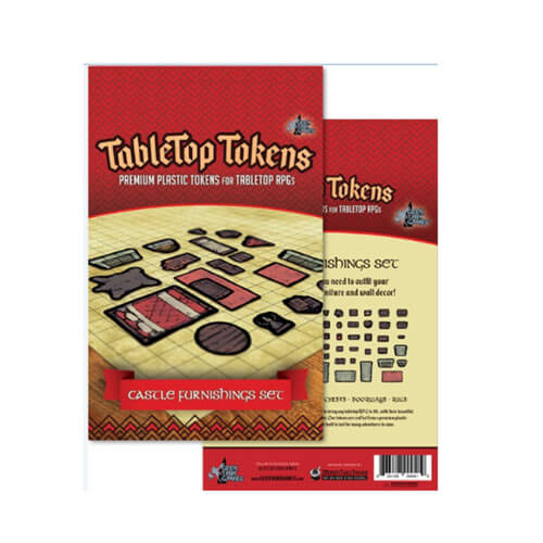 Tabletop Tokens Castle Furniture Set Game Accessory
