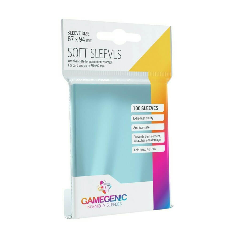 Gamegenic Soft Card Sleeves (67mm x 94mm 100 Sleeves)