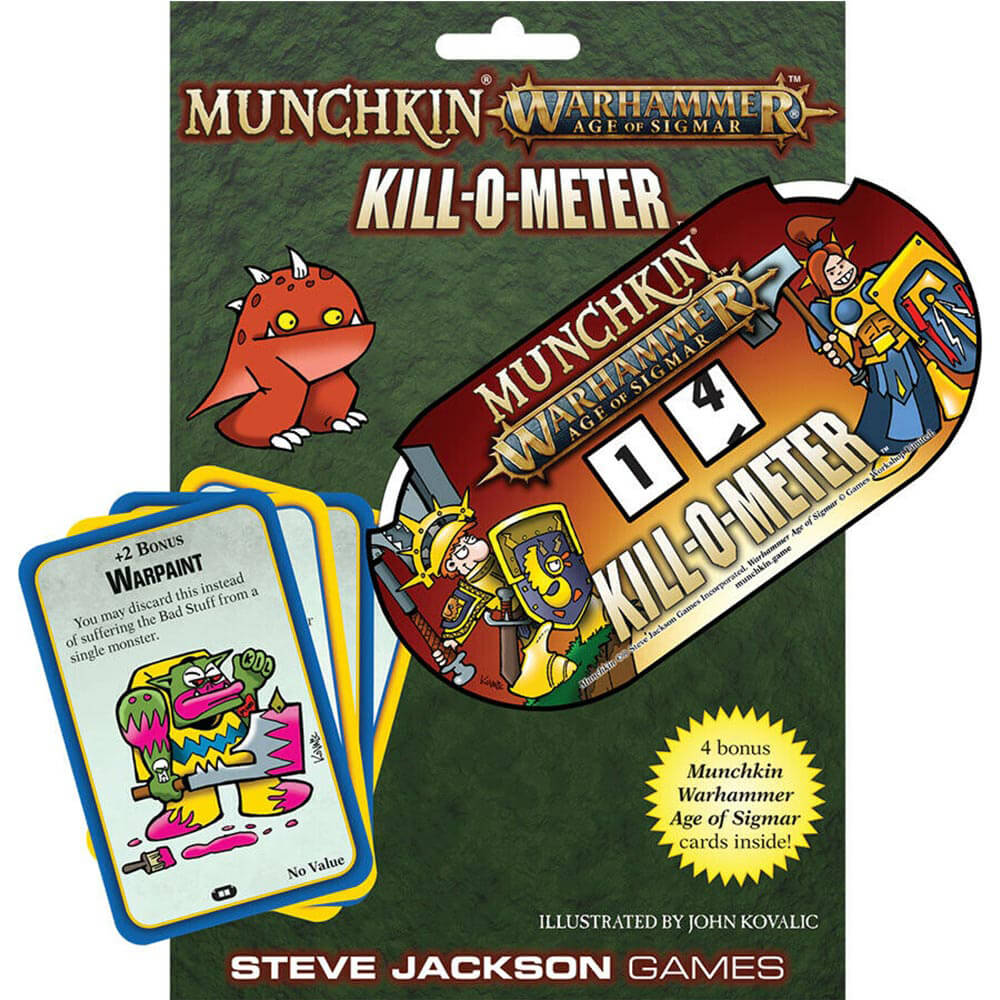 Munchkin Warhammer Age of Sigmar Kill O Meter Card Game