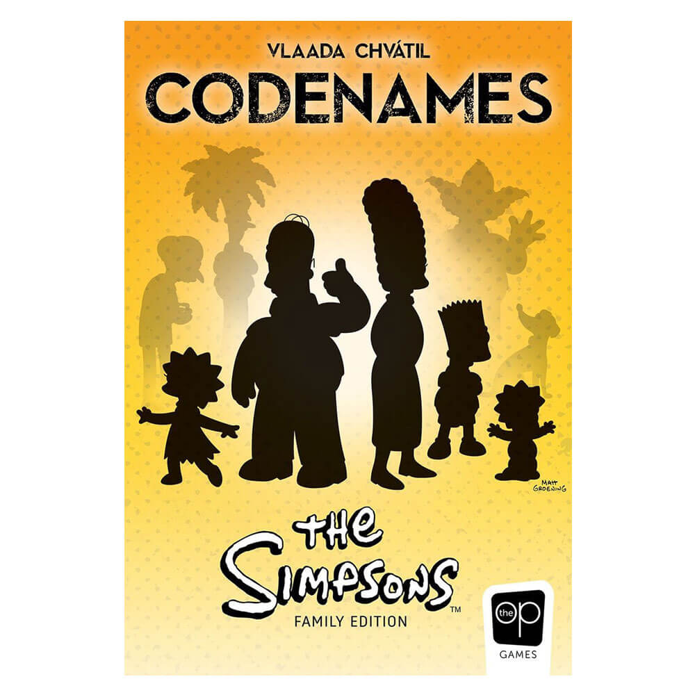 Codenames Simpsons Board Game