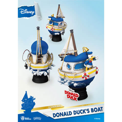 D Select Donald Ducks Boat Figure