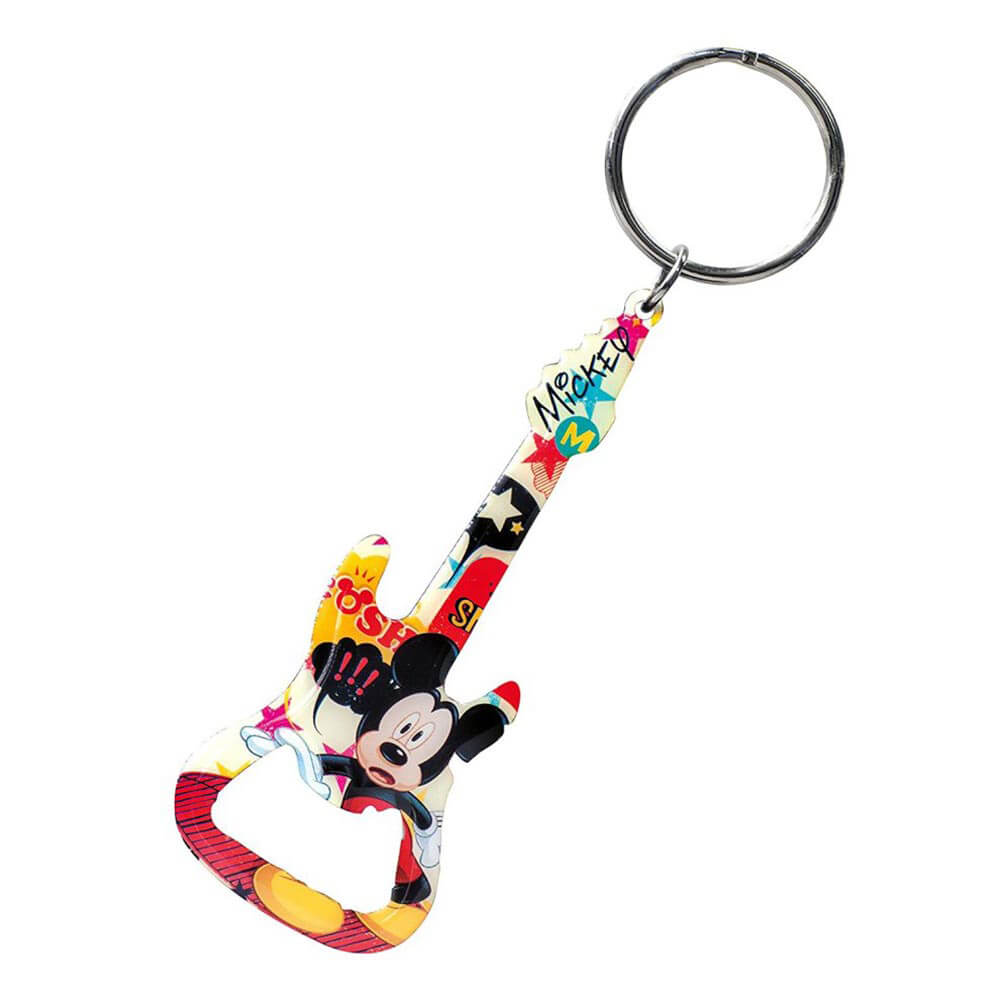 Schlüsselanhänger aus Zinn, Flaschenöffner Mickey Mouse