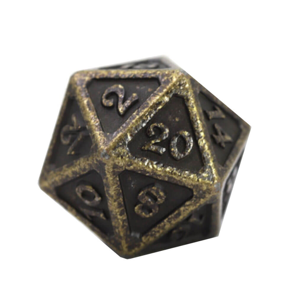 D20 Dice Metal Mythica (Single)