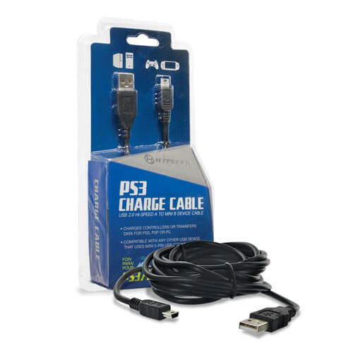 PS3/ PSP/ PC Hyperkin USB Charge Cable (10Ft)